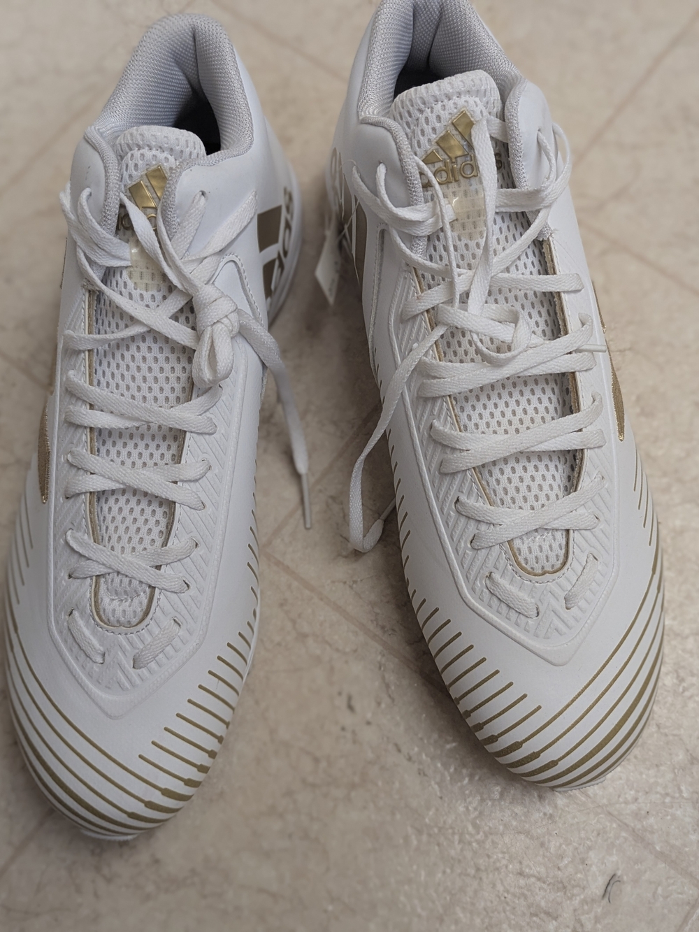 gold Adidas Freak MD 20 Football Cleats Men's 13 NWT